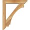 Ekena Millwork Imperial Slat Rough Sawn Bracket w/ Offset Brace, Western Red Cedar, 6"W x 30"D x 36"H BKT0604X30X36IMP06RWR - alternate 3